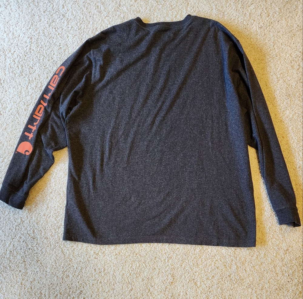 Carhartt heavy-duty long-sleeve shirt - men's size XL - Picture 6 of 6